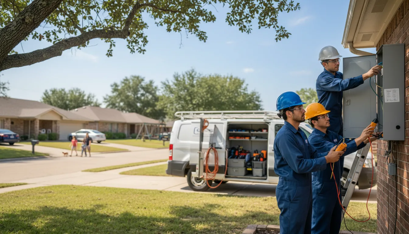 Certified electrician providing emergency electrical services in Queen City, MO